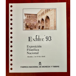 Exposición filatélica nacional Alcañiz Exfilna 93