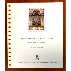 XXVI feria Nacional del sello plaza mayor de Madrid 93