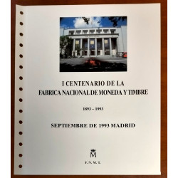 I centenario de la Fábrica Nacional de moneda y timbre