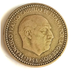 1 peseta Franco 1953*63