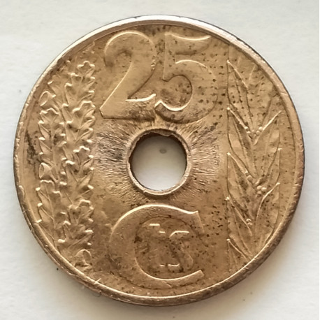 25 CÉNTIMOS 1938 COBRE