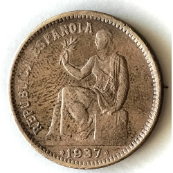 50 Céntimos de la República 1937*4