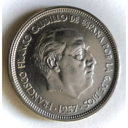 50 PESETAS 1957