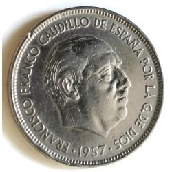 50 Pesetas 1957 * 71