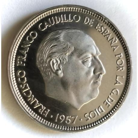 50 pesetas 1957 * 72 FDC