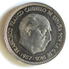 50 pesetas FDC 1957*75