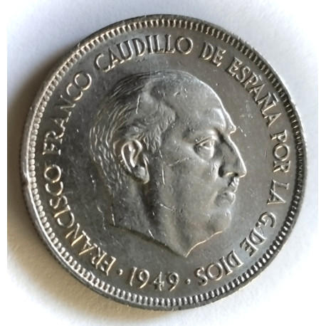 5 pesetas 1949*49