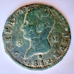 8 maravedíes José Bonaparte 1812