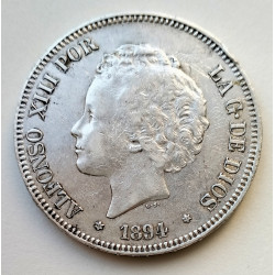 5 pts de Alfonso XII 1894*94