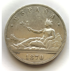 5 pesetas 1870*70