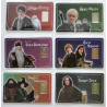 Harry Potter 6 lingotes plata