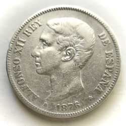 5 PESETAS ALFONSO XII 1883*83