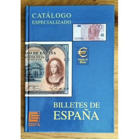 Catálogo especializado de billetes de España y Unión Europea