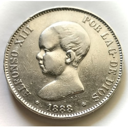 5 PESETAS ALFONSPO XII 1878