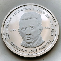 300 colones Costa Rica Gregorio José Ramirez