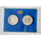 ESTUCHE DE 500 PTS 25 ANIVERSARIO BODAS JUAN SS  CARLOS Y SOFIA
