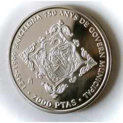 8 reales 750 anv.Gobierno Barcelona