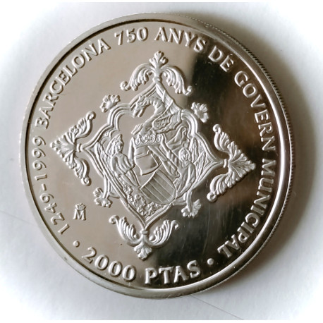 8 reales 750 anv.Gobierno Barcelona