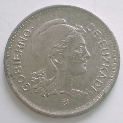 1 peseta Euskadi 1937