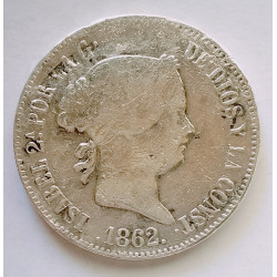 10 reales Madrid 1862