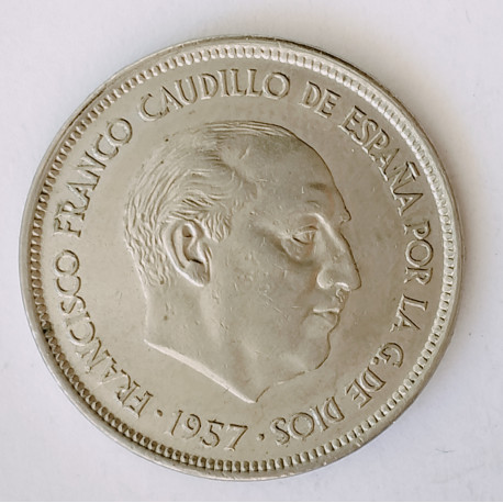 25 Pesetas 1957 * 74