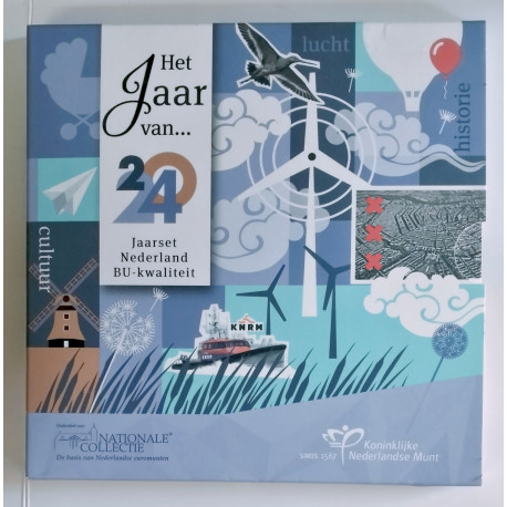 Serie euros Holanda 2024 en cartera oficial
