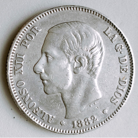 2 pesetas 1882*82