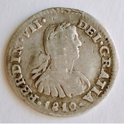 1/2 real de Fernando VII 1810
