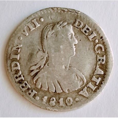 1/2 real de Fernando VII 1810