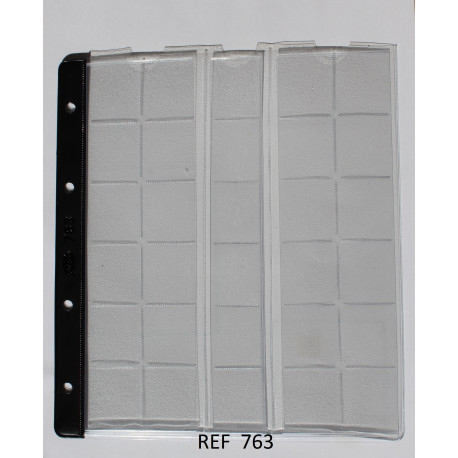 FUNDAS PARDO MONEDAS TRANSP 763