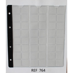 FUNDAS PARDO MONEDAS TRANSP 764