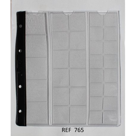 FUNDAS PARDO MONEDAS TRANSP 765