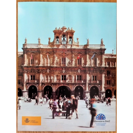PLIEGO 2002 FILATELIA JUVENIL Salamanca