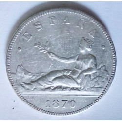5 pts Gobierno Provisional 1870*7
