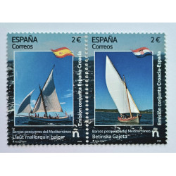 Barcos pesqueros del Mediterráneo.