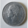 5 pesetas 1877*77 DE M