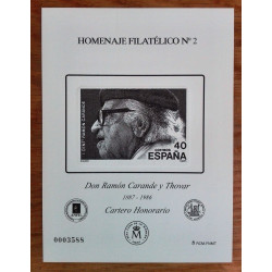 2006 HOMENAJE FILATÉLICO RAMÓN CARANDE