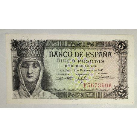 5 pesetas 1943
