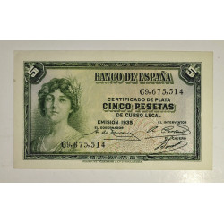 5 pesetas república 1935