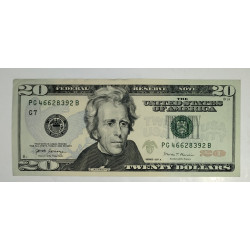 Billete de 20 dólares Jackson 2017