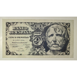 5 pesetas 12 abril 1947 Seneca