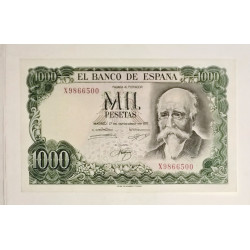 1000 PESETAS 17 SEPTIEMBRE 1971