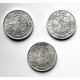 Lote 3 monedas de plata