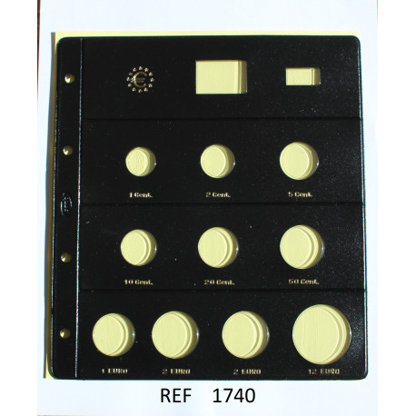 FUNDAS PARDO EURO 10 ALOJAMIENTOS ( 2€ +12€)