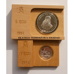 MONEDA DE 1 ECU DE 1994