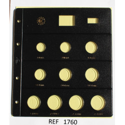 FUNDAS PARDO EURO 10 ALOJAMIENTOS ( 2€ +2€)