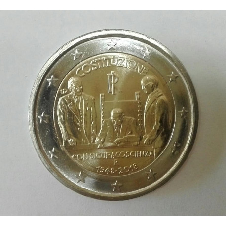2 € CONSTITUCIÓN ITALIANA 2018