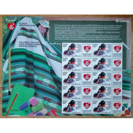 P.PREMIUM 2018 VALORES CÍVICOS.