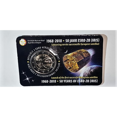 2 EUROS BELGICA SATÉLITE