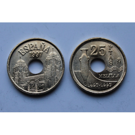 25 PESETAS 1997 MELILLLA